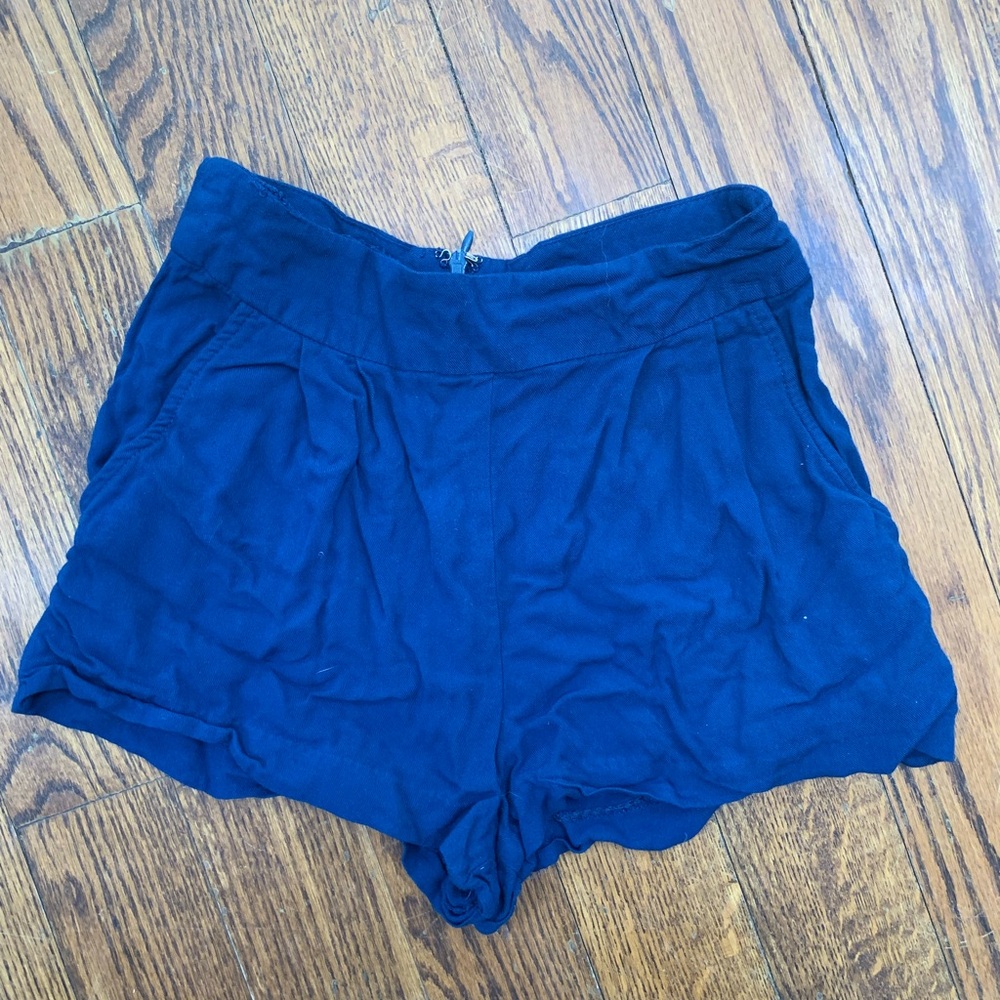 Women's Navy Blue Shorts